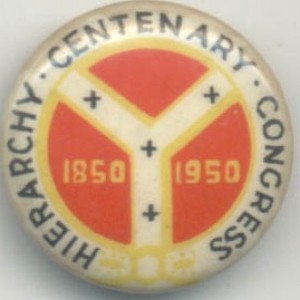 Religious Congress Hierarchy Centenary from the Roman Catholic congress 1950