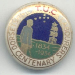 TUC Dorsetshire 1934  Labourers Centenary 1834-1934 Trade Union
