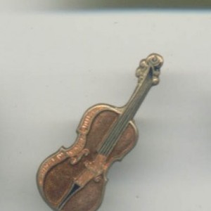 Cello violin Miller badge