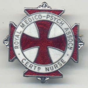 R.M.P.A. Royal Medico Psych Assoc. Cert. Nurse