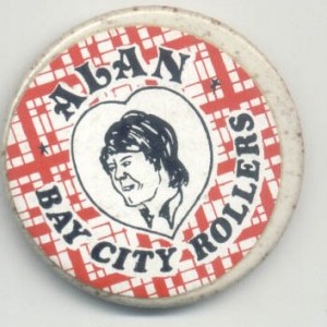 Bay City Rollers - Alan (this is a sticker on a badge)