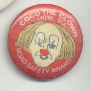 Coco The Clown Lyons Tea Road safety