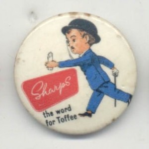 Sharps the word for toffee 