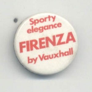 Vauxhall model 'Sporty elegance FIRENZA by Vauxhall
