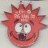 Comic Relief Red Nose Day television charity  2003 the big hair do acrylic badge 