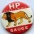 HP H.P. Sauce rare 1960s Animal series