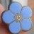 FORGET ME NOT blue floral NOPWC