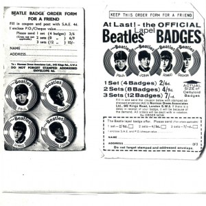 The Beatles; original set from 1960s